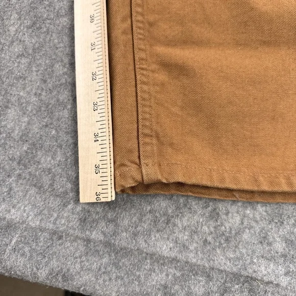 Carhartt Pants Mens 44x36 Brown Loose Fit Washed Duck Utility Work Pant BN0011